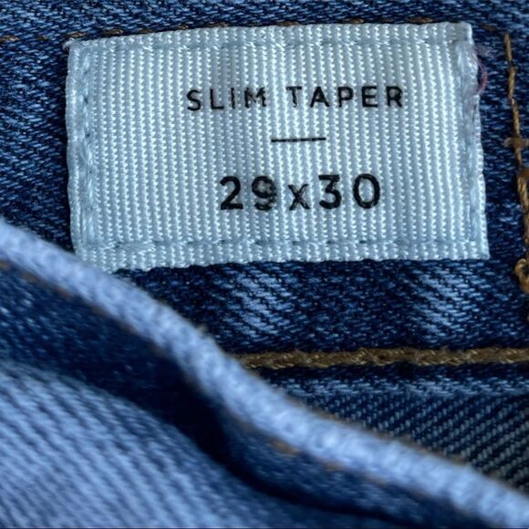 Pacsun Slim Taper Ripped Jeans Size 29x30 - Picture 4 of 4